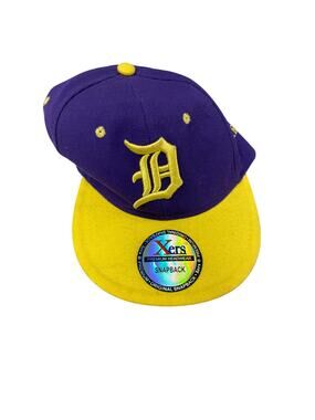 Xers Premium Headwear Detroit Tigers Blue Yellow Logo Snapback Baseball Cap Hat